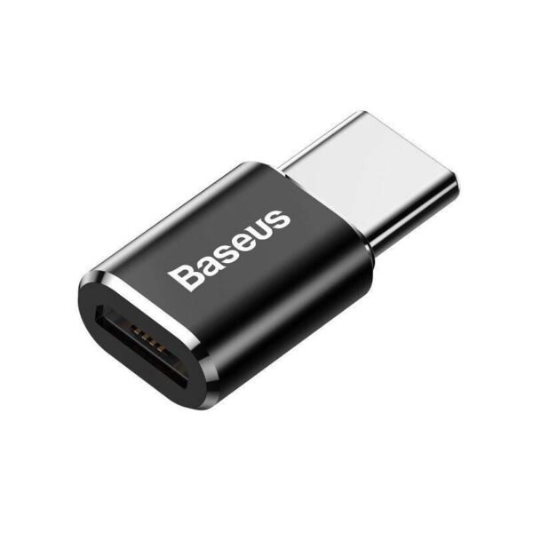 Baseus Micro USB į USB Type-C adapteris - juodas - Image 6