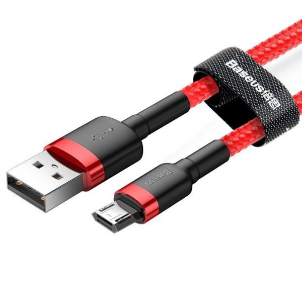 Mikro USB Baseus Cafule 1,5A 2 m (raudonas) - Image 2