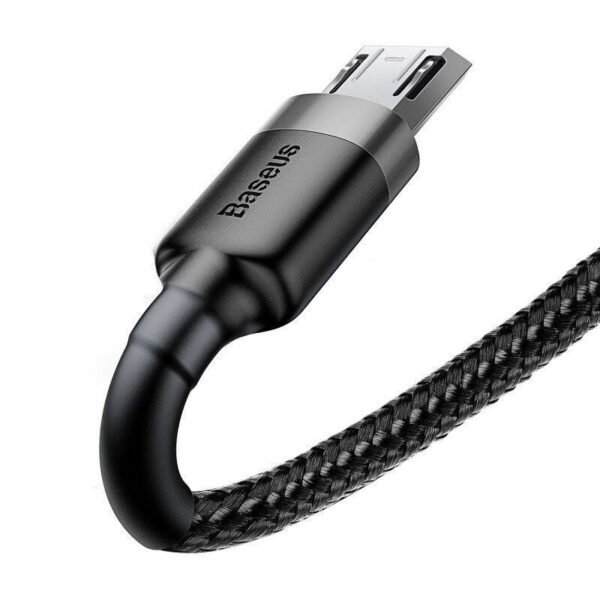 Baseus Cafule Micro USB kabelis 1,5A 2 m (pilkas + juodas) - Image 4