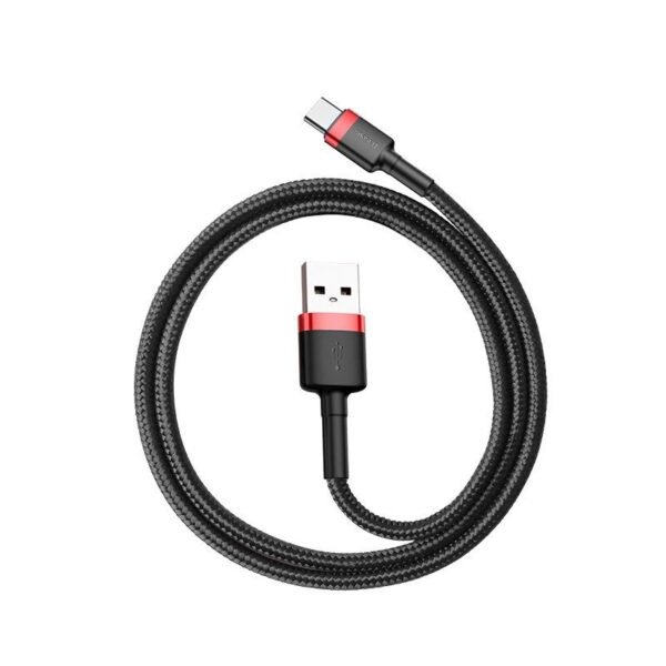 Baseus Cafule kabelis USB-C 2A 2 m (raudonas+juodas) - Image 3