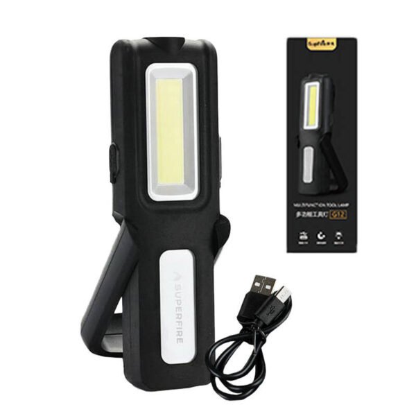 Dirbtuvėms skirtas prožektorius Superfire G12, 566 lm, USB - Image 4