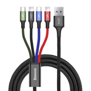 Baseus Fast USB cable 4in1 USB-C / 2x Lightning / Micro 3