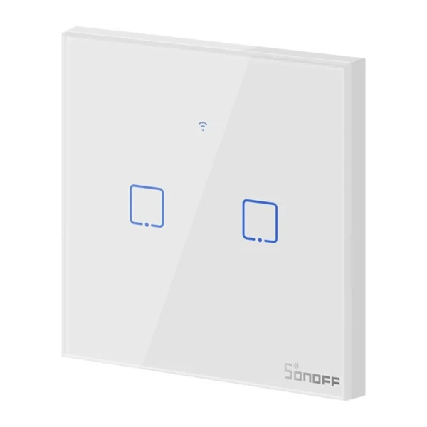 Išmanusis jungiklis WiFi Sonoff T0 EU TX (2 kanalai) - Image 2