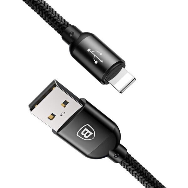 Baseus 3v1 kabelis USB-C / Lightning / Micro 3,5A 0,3 m (juodas) - Image 6