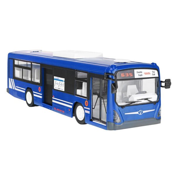 Nuotoliniu būdu valdomas miesto autobusas 1:20 Double Eagle (mėlynas) E635-003 - Image 3