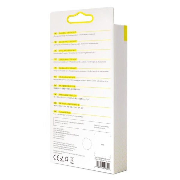 Baseus Cafule USB Lightning kabelis 2A 3 m (juodas+pilkas) - Image 9