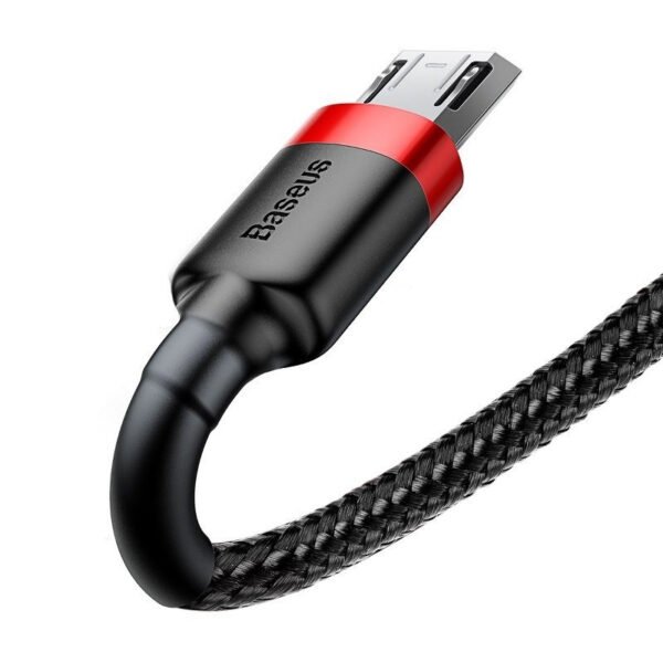 Baseus Cafule Micro USB kabelis 2A 3 m (juodas+raudonas) - Image 7