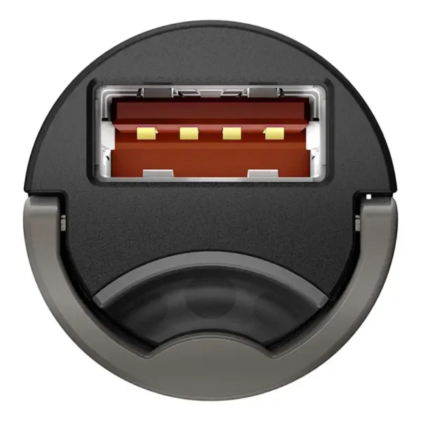 Baseus Tiny Star Mini greitojo įkrovimo automobilinis įkroviklis USB prievadas 30W pilkas - Image 7