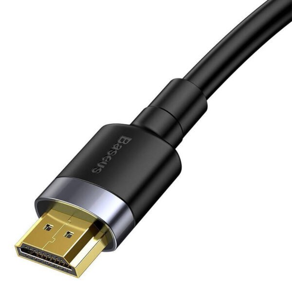 Baseus Cafule 4K HDMI male į 4K HDMI male adapterio kabelis 2m juodas - Image 4