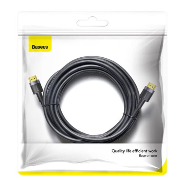 Baseus Cafule 4K HDMI male į 4K HDMI male adapterio kabelis 5m juodas - Image 6