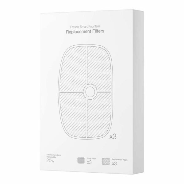 Atsarginiai filtrai su kempinėle ir pompos lipduku Petoneer (3 vnt.) - Image 2