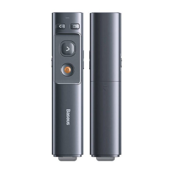 Baseus Orange Dot daugiafunkcis nuotolinio valdymo pultas su lazeriniu žymekliu - pilkas - Image 3