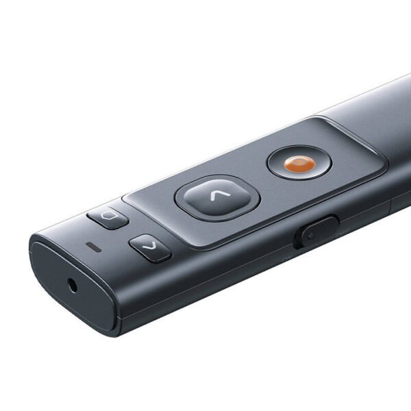 Baseus Orange Dot daugiafunkcis nuotolinio valdymo pultas su lazeriniu žymekliu - pilkas - Image 4