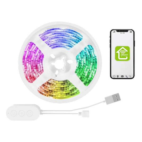 Išmanioji WiFi RGB LED juosta Gosund SL1 (2,8 m), Tuya - Image 5