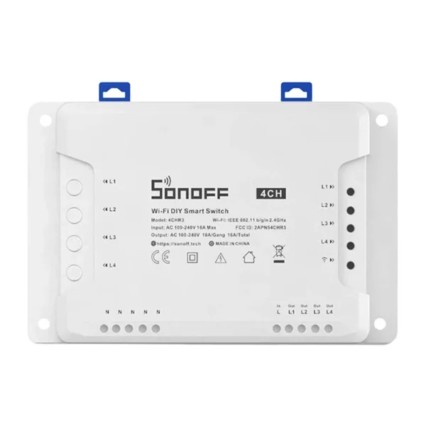 SONOFF WiFi išmanusis jungiklis 4CHR3 - Image 2