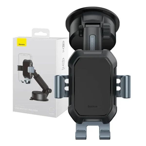 Baseus Tank telefono gravitacinis laikiklis su siurbtuku (juodas) - Image 10