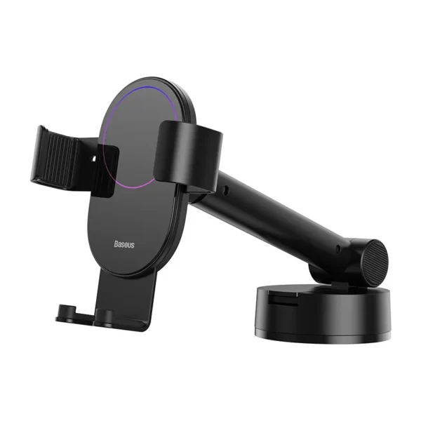 Gravitacinis laikiklis Baseus Tank telefonui su siurbtuku (juodas) - Image 3