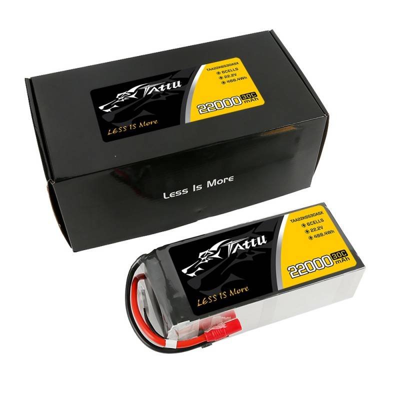Tattu akumuliatorius 22000mAh 22.2V 30C 6S1P LiPo AS150+XT150 - Image 5