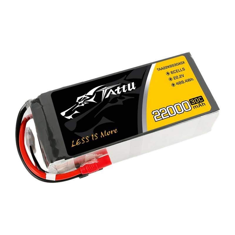 Tattu akumuliatorius 22000mAh 22.2V 30C 6S1P LiPo AS150+XT150 - Image 3