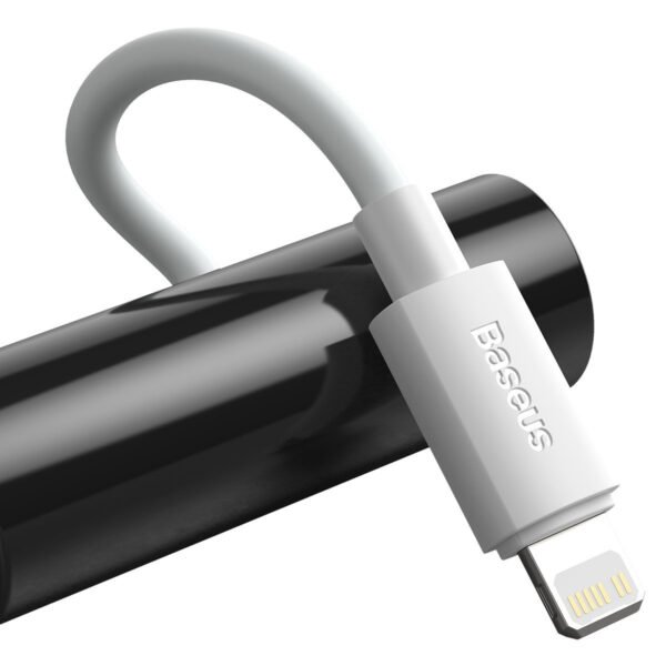 Baseus Simple Wisdom duomenų kabelio rinkinys USB-C to Lightning PD 20W (2PCS/Set) 1,5 m baltas - Image 2