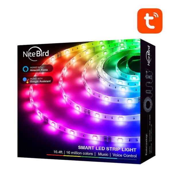 Išmanioji WiFi RGB LED juosta NiteBird SL3 (2x5 m), Tuya - Image 3