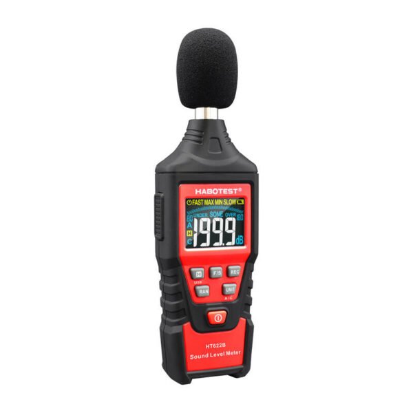 Skaitmeninis decibelų matuoklis Habotest HT622B USB A/C - Image 2
