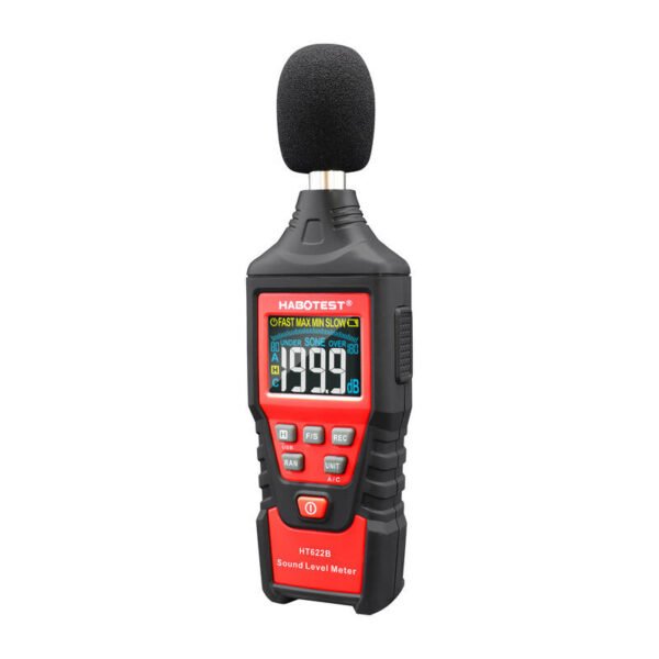 Skaitmeninis decibelų matuoklis Habotest HT622B USB A/C - Image 3