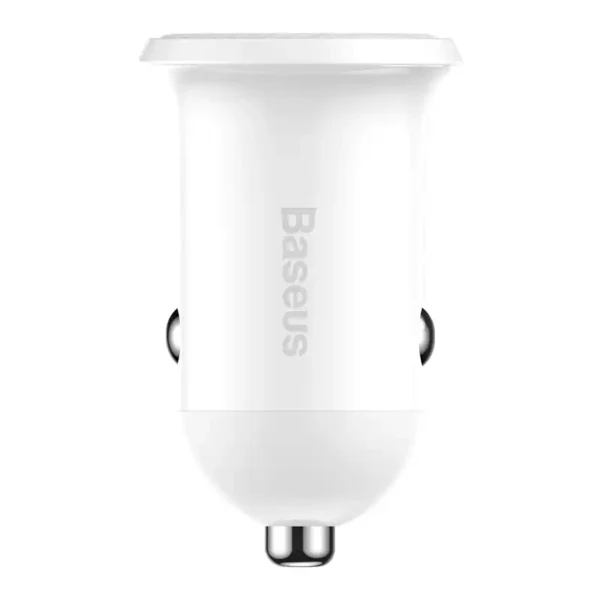 Baseus Grain Pro automobilinis įkroviklis 2x USB 4,8A (baltas) - Image 4