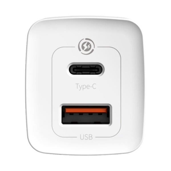 Greitasis kelioninis įkroviklis Baseus GaN2 Lite USB+C 65W EU (baltas) - Image 5