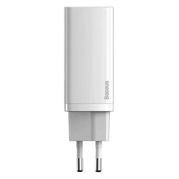 Greitasis kelioninis įkroviklis Baseus GaN2 Lite USB+C 65W EU (baltas) - Image 3
