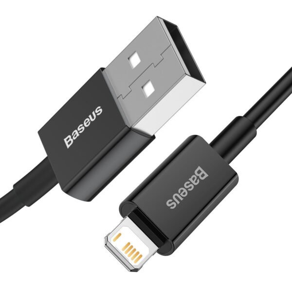 Baseus Superior serijos kabelis USB į iP 2.4A 2 m (juodas) - Image 6