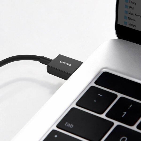 Baseus Superior serijos kabelis USB į iP 2.4A 2 m (juodas) - Image 9