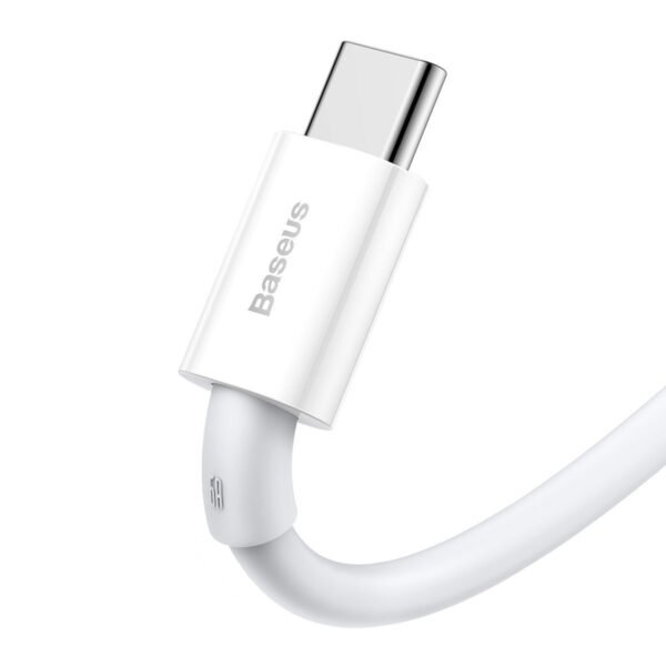 Baseus Superior serijos kabelis iš USB į USB-C, 66 W, 1 m (baltas) - Image 4