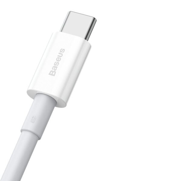 Baseus Superior serijos kabelis iš USB į USB-C, 66 W, 1 m (baltas) - Image 6