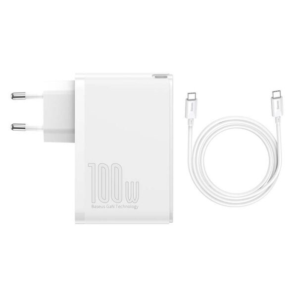 Travel Charger Baseus GaN2 Pro Quick  2x USB + 2x USB-C