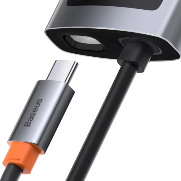 Hub 4in1 Baseus Metal Gleam Series, USB-C į USB 3.0 + USB 2.0 + HDMI + USB-C PD - Image 7