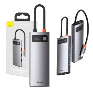 Hub 6in1 Baseus Metal Gleam Series