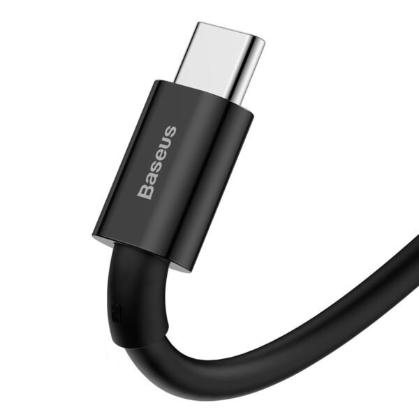 Baseus Superior serijos kabelis USB į USB-C, 66W, 2 m (juodas) - Image 6