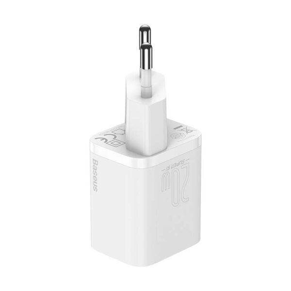 Baseus Super Si greitasis įkroviklis 1C 20W su Lightning USB-C kabeliu 1 m (baltas) - Image 3