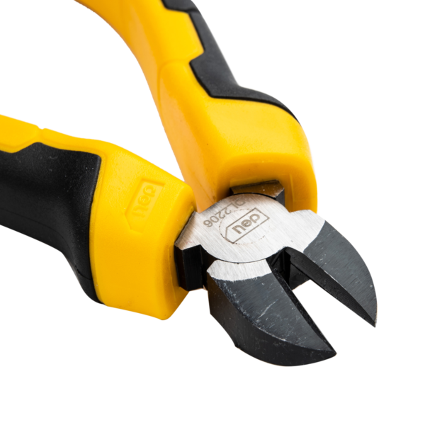 Įstrižinės replės 6” Deli Tools EDL2206 (geltonos) - Image 3