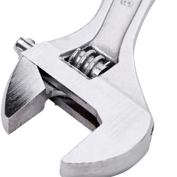 Reguliuojamas raktas 8” Deli Tools EDL008A (sidabrinis) - Image 2