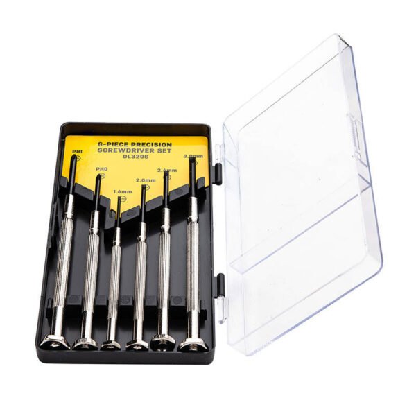 Tiksliųjų atsuktuvų rinkinys 6 vnt. Deli Tools EDL3206 - Image 3