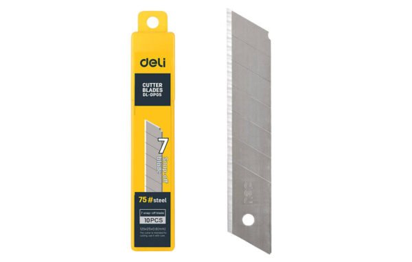 Pjoviklio peiliukai 25 mm, 10 vnt. Deli Tools EDL-DP05 (sidabrinis) - Image 6