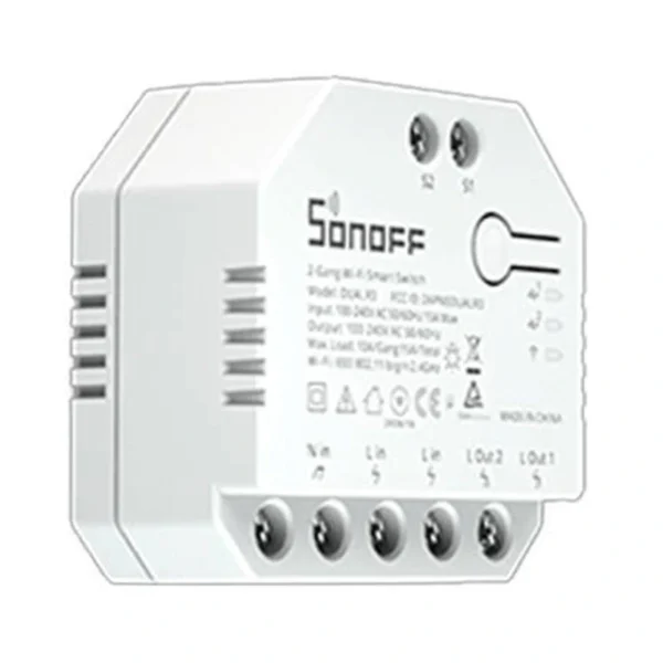 Išmanusis jungiklis WiFi Sonoff Dual R3 - Image 2