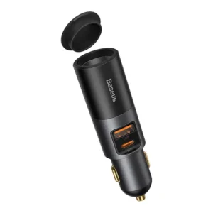 Baseus Share Together Fast Charge Car Charger with Cigarette Lighter Expansion Port