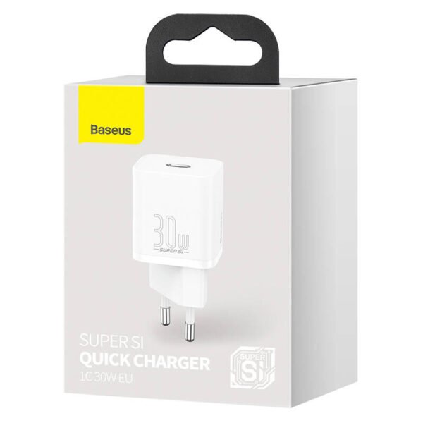 Greitasis įkroviklis Baseus Super Si 1C 30W (baltas) - Image 7