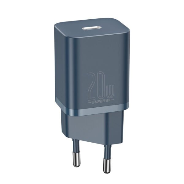 Greitasis įkroviklis Baseus Super Si 1C 20W su USB-C laidu Lightning 1 m (mėlynas) - Image 3