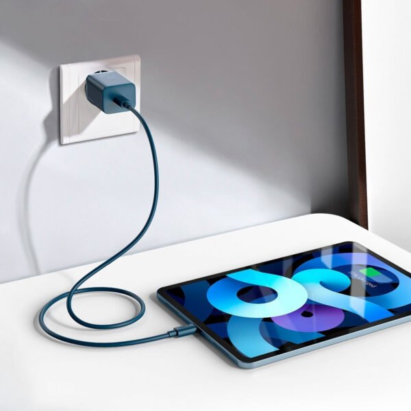 Greitasis įkroviklis Baseus Super Si 1C 20W su USB-C laidu Lightning 1 m (mėlynas) - Image 8