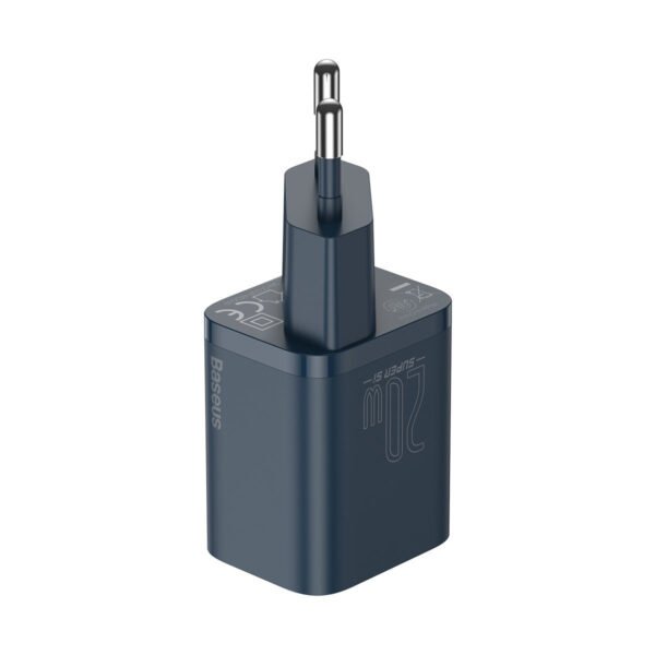 Greitasis įkroviklis Baseus Super Si 1C 20W su USB-C laidu Lightning 1 m (mėlynas) - Image 5