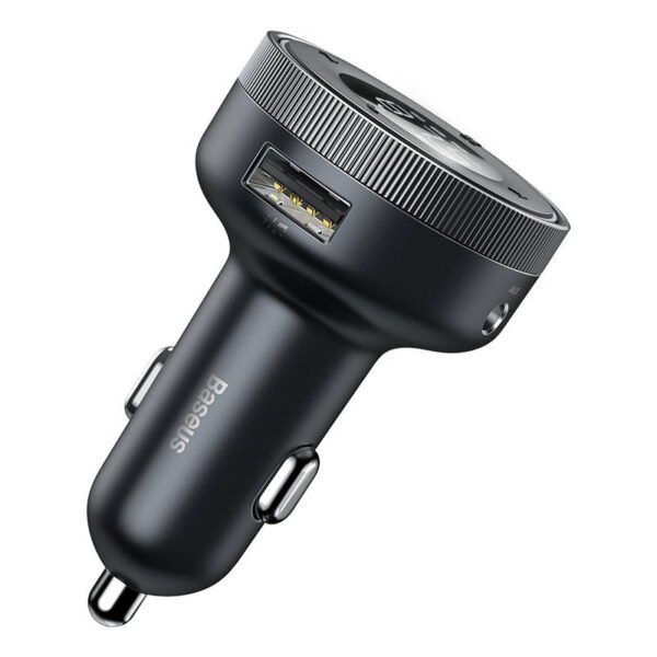 Bevielis MP3 įkroviklis automobiliui Baseus Enjoy, Bluetooth 5.0, microSD, AUX (juodas) - Image 7